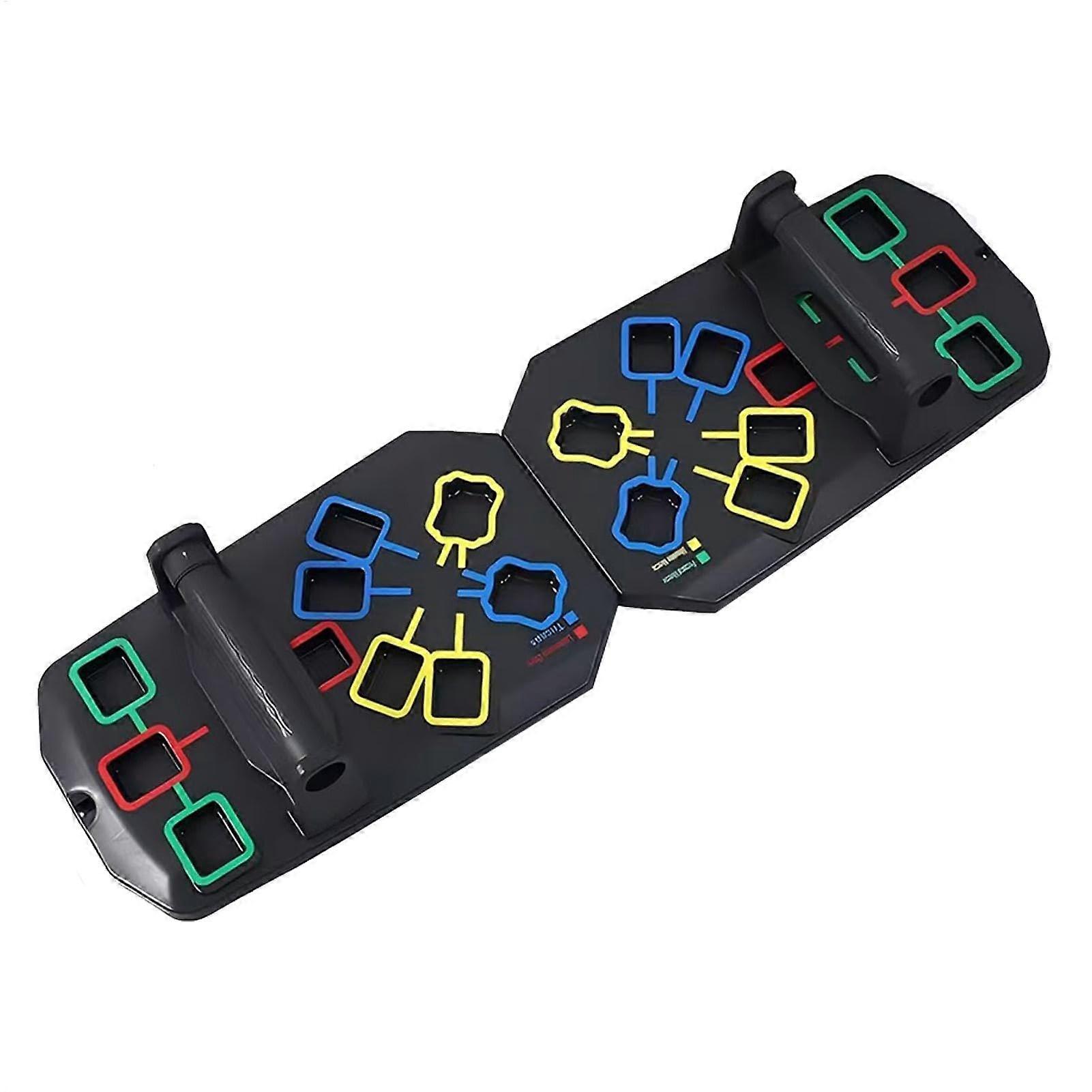 Strength Training Pushup Stands - Foldable Non-Slip Exercise Equipment for Chest Muscle Workouts in Home Gym