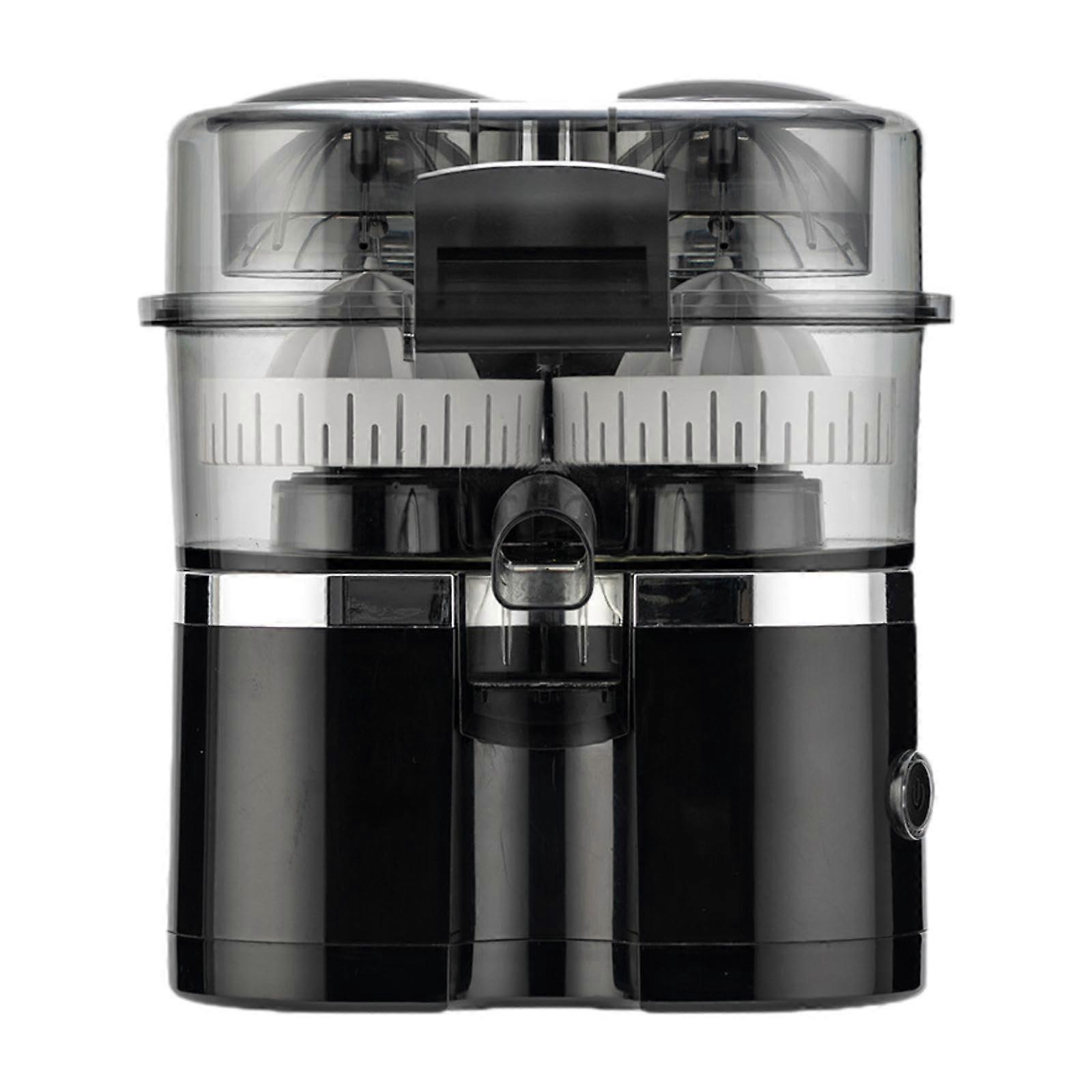 Electric Citrus Juicer 90W Dual Heads Black Easy To Clean For Citrus And Grapes