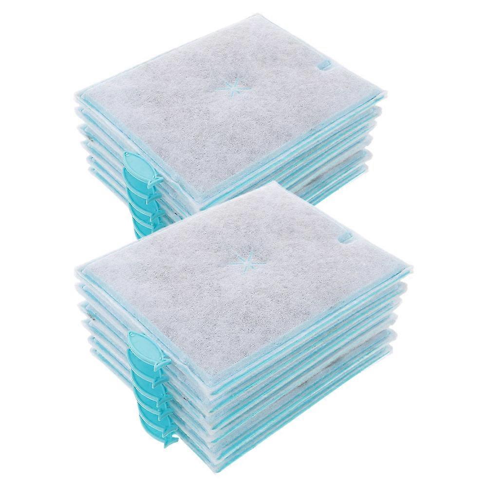 36 Pcs Rectangular Aquarium Pad Compatible With Aqueon Ideal For Fish Tank Odor Removal And Debris Cleaning