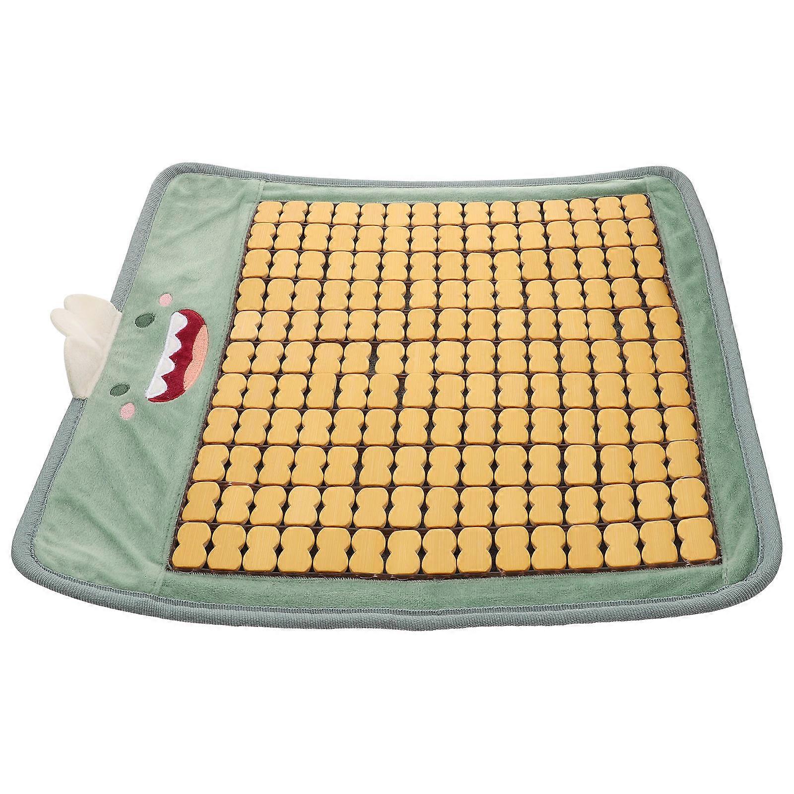 Comfortable Square Seat Cushion Bamboo Mat For Driving Home Office Sofa Summer Multi Color 2Pcs
