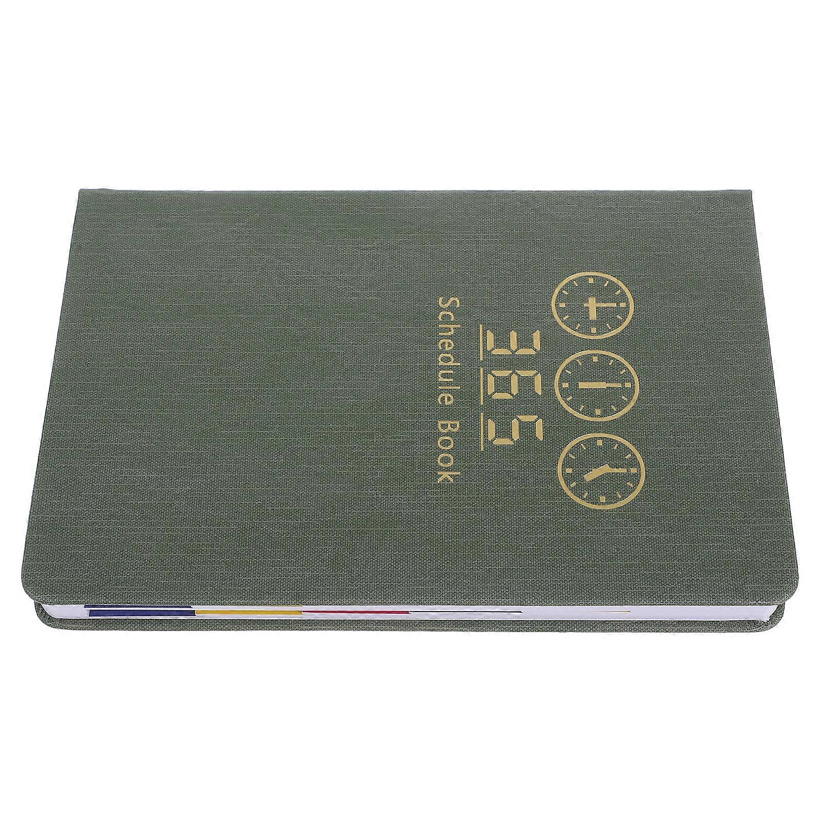 Personal Planner Weekly Planner Notebook for Writing Use 3Pcs Green