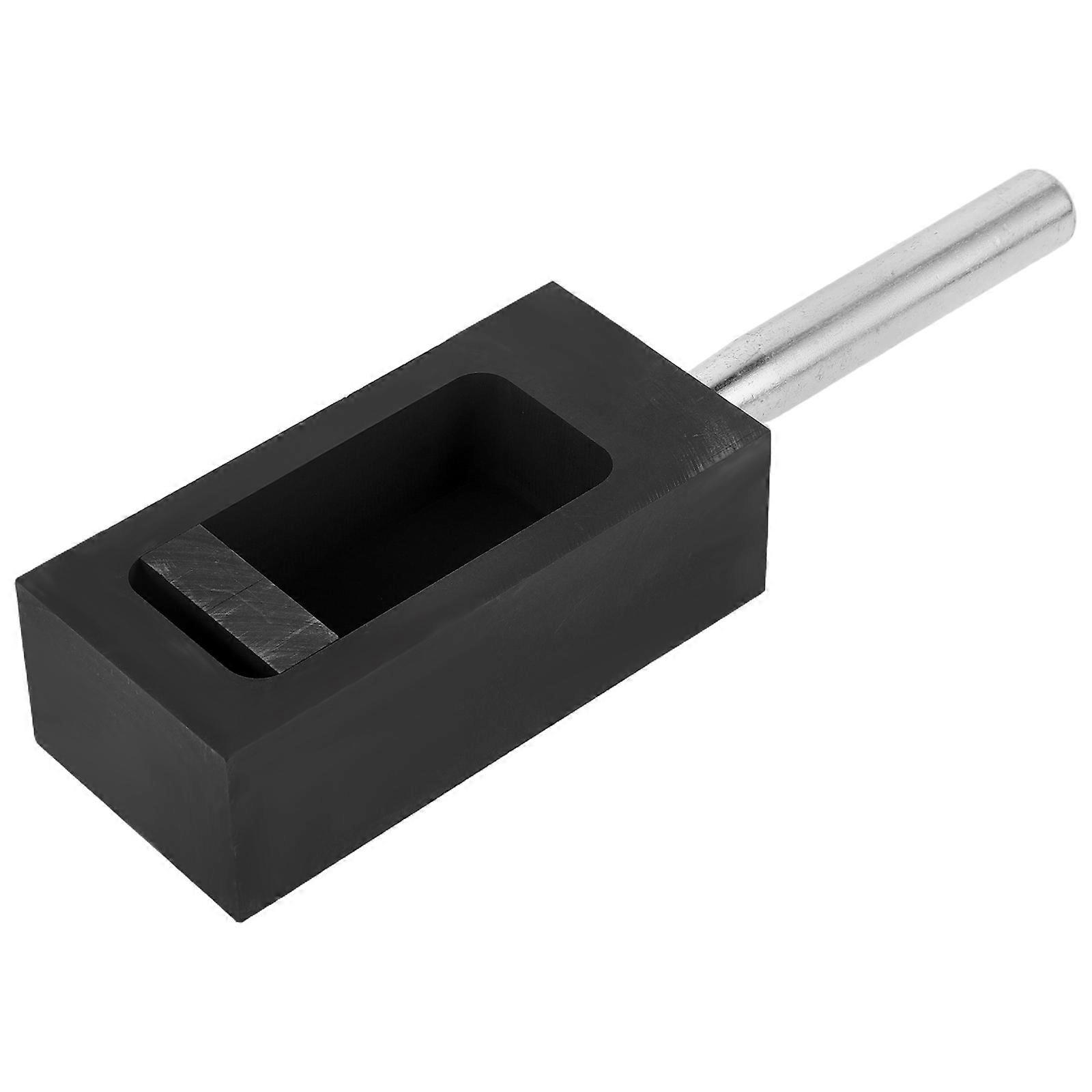 Graphite Ingot Mold for Melting Casting Tool for DIY Metal Casting with Handle