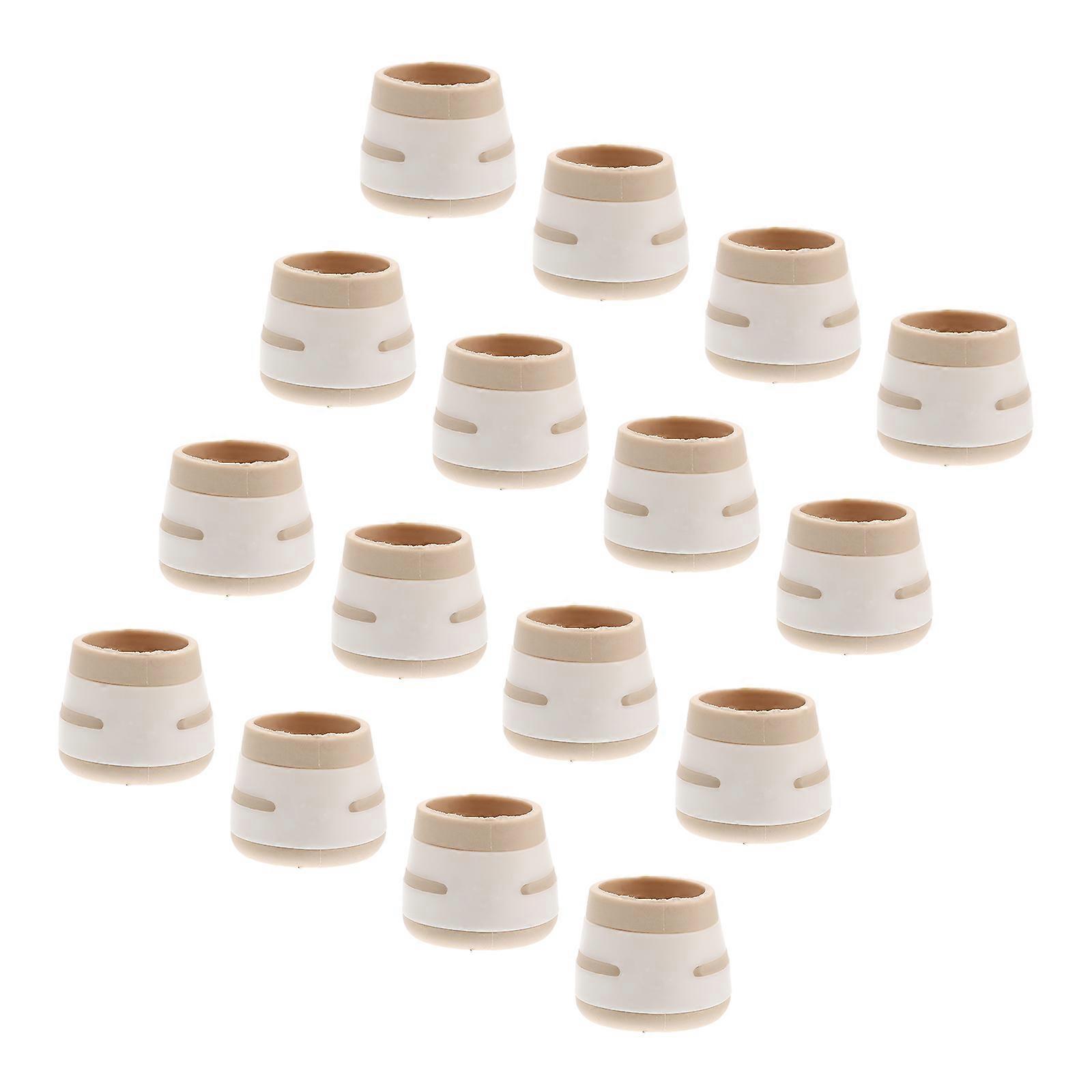Chair Leg Floor Protector Silicone Caps for Protection 32Pcs Set