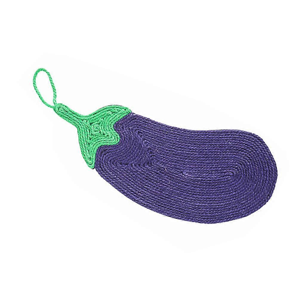 Purple Sisal Cat Scratching Mat for Play 2Pcs Floor Scratch Pad