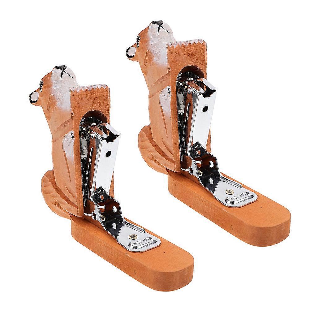 Mini Wood Animal Stapler for Office Desk Use 6Pcs Set