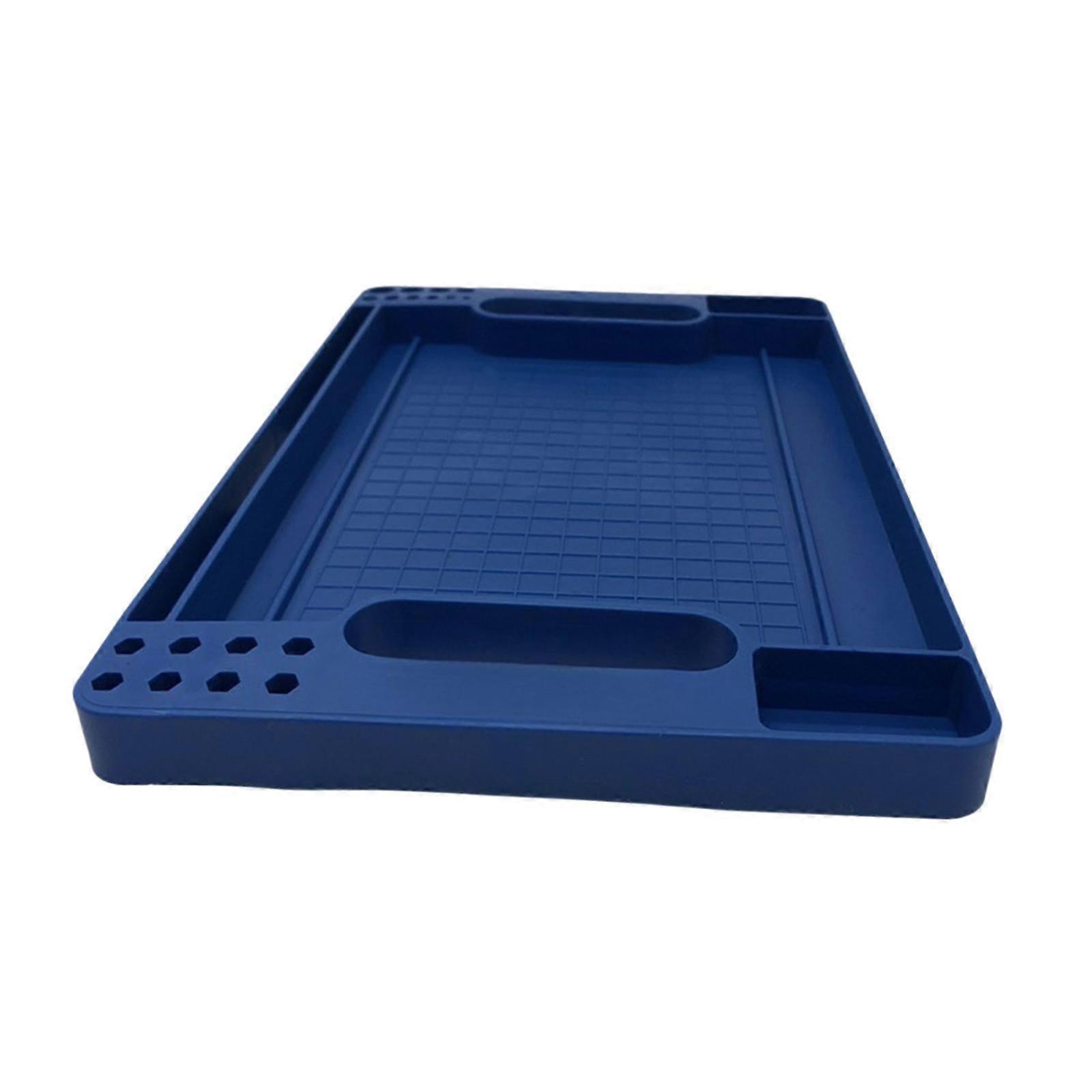 Flexible Tool Tray Grip Mats with Handle Tool Mat for Welding Crafts Workshop