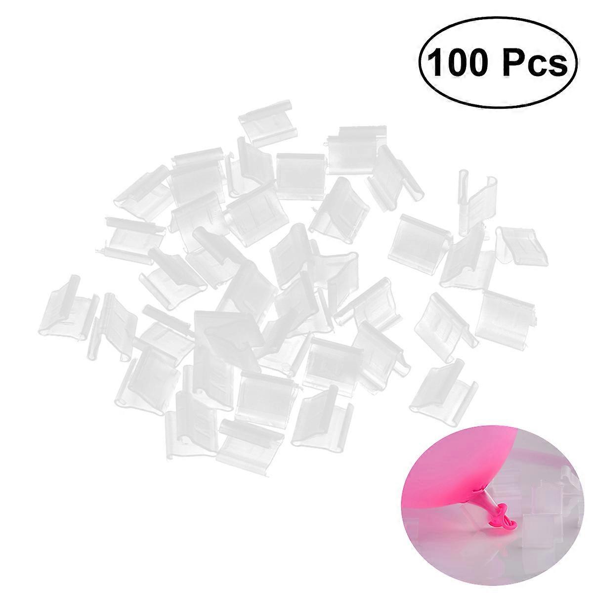 Plastic Balloon Clips V Shape Balloon Clip Ties for Sealing 100Pcs