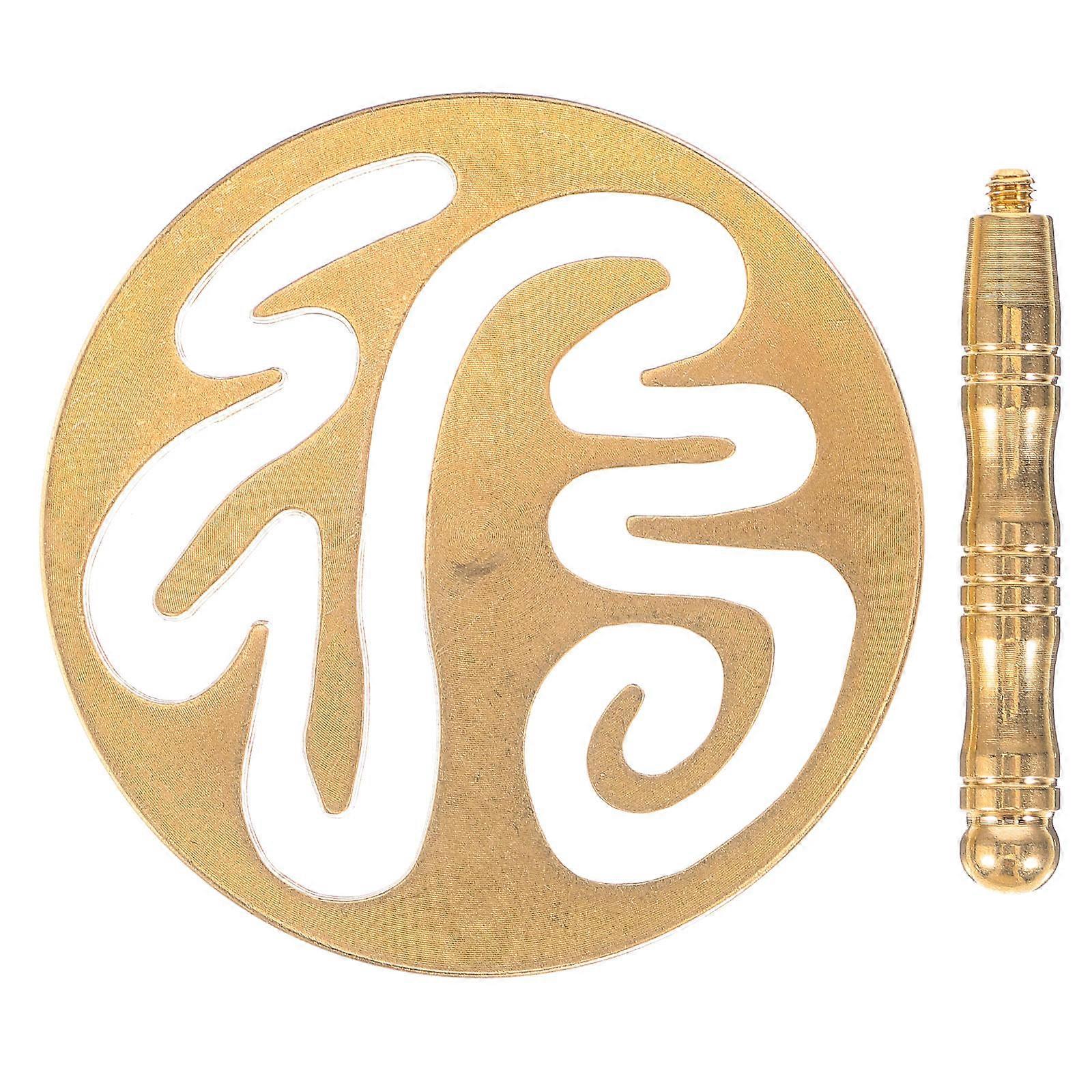 4Pcs Copper Incense Press Mold for DIY Creative Pattern Tool