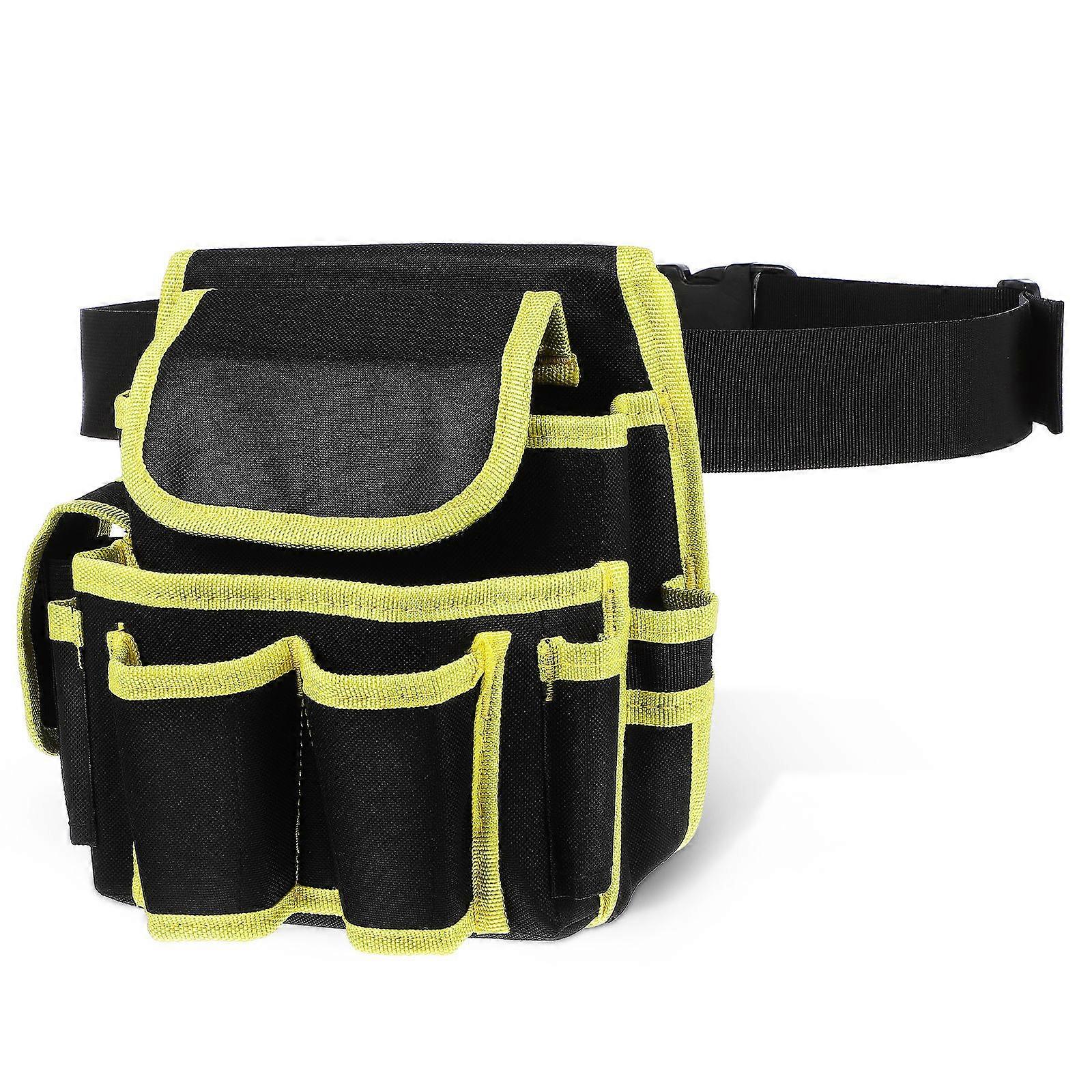 Electrical Tool Storage Bag Tool Belt Pouch with 2Pcs for Outdoor Work