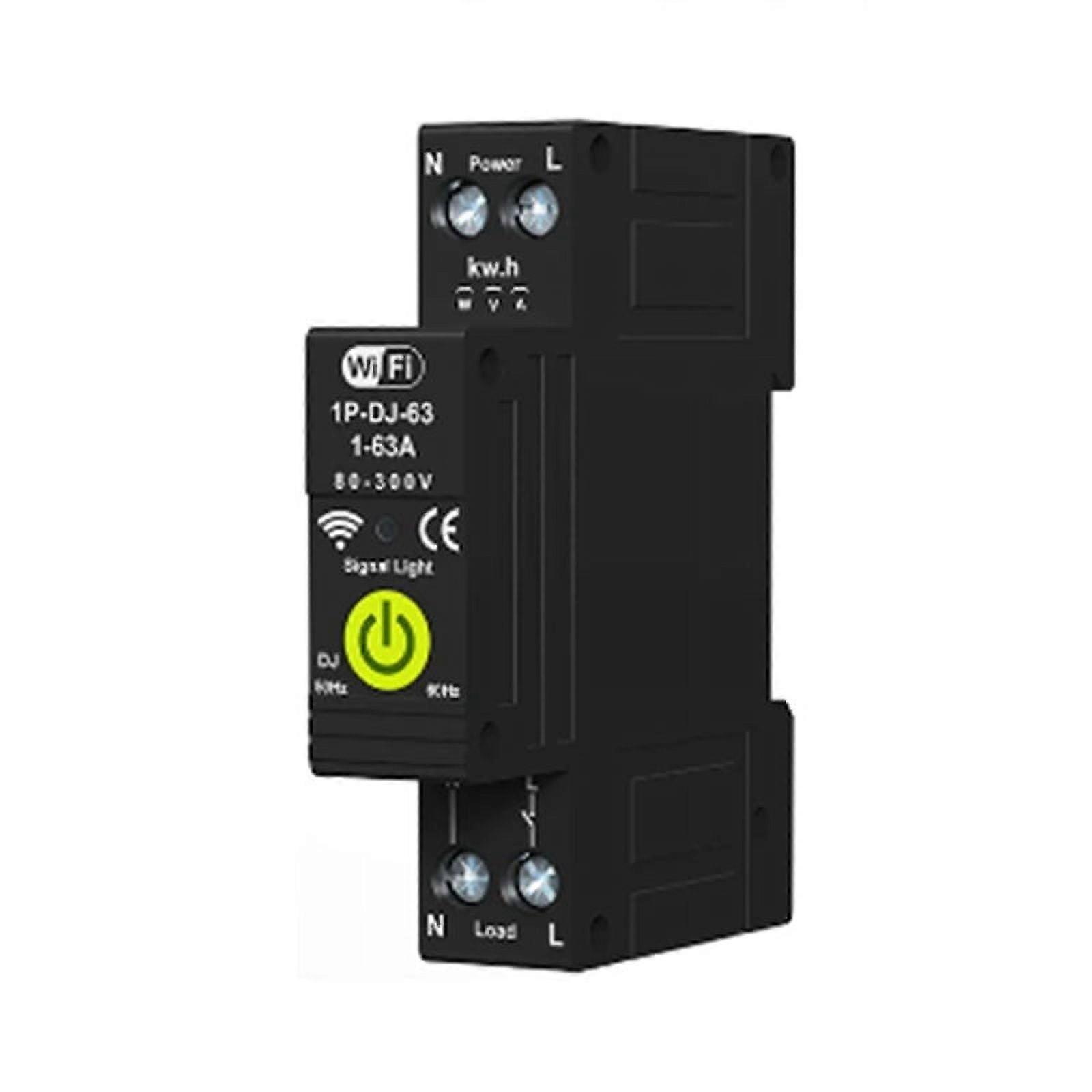 WIFI Overvoltage and Undervoltage Protector Photovoltaic Bidirectional Energy Meter KWH Metering Time Switch