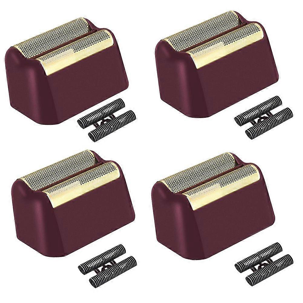 4 Pack Professional Series for Finale Shaver Replacement Foil and Cutter Bar Assembly for Shaver Foil