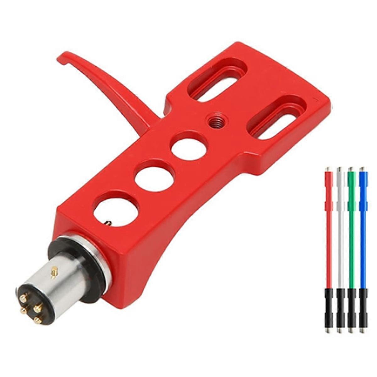 Universal Turntable Headshell with Wires 4 Pin for Record Players