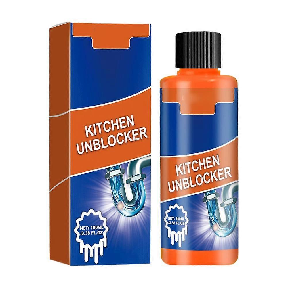 Powerful Drain Cleaner 100ml Fast Acting Clog Remover Safe for All Pipes Prevents Odors