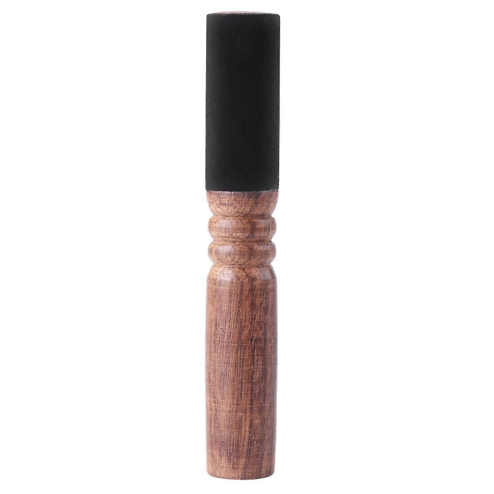 Singing Bowl Mallet LeatherWrapped Wood Striker, Tibetan Buddhism Meditation Tool For Yoga And Buddhist Rituals
