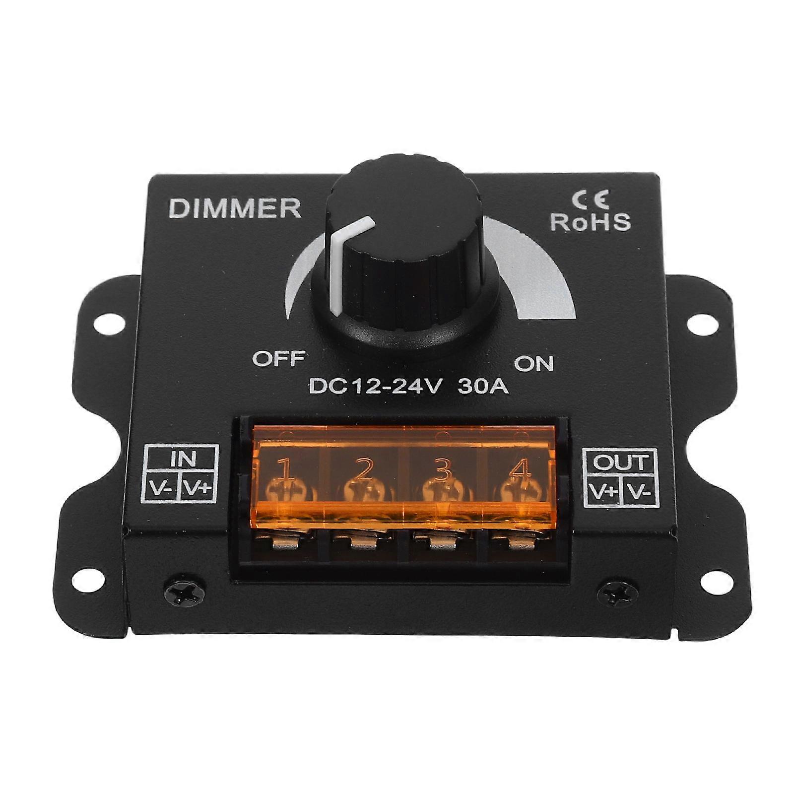 Adjustable LED Strip Controller 5Pcs LED Strip Dimmer with Manual Knob