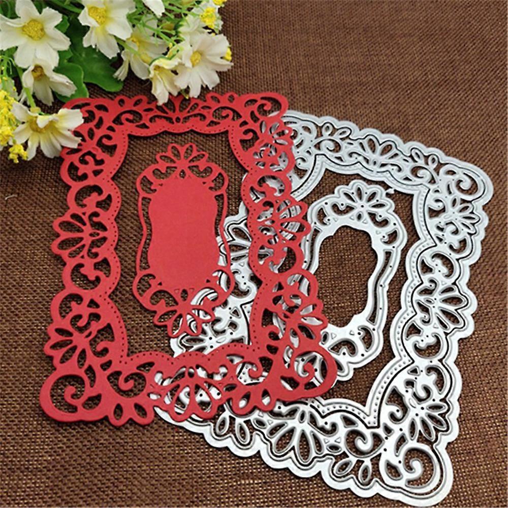 1PC Lace Frame Metal Cutting Dies Die-cut Crafts Stencil Tool for DlY Handmade Scrapbook Cards