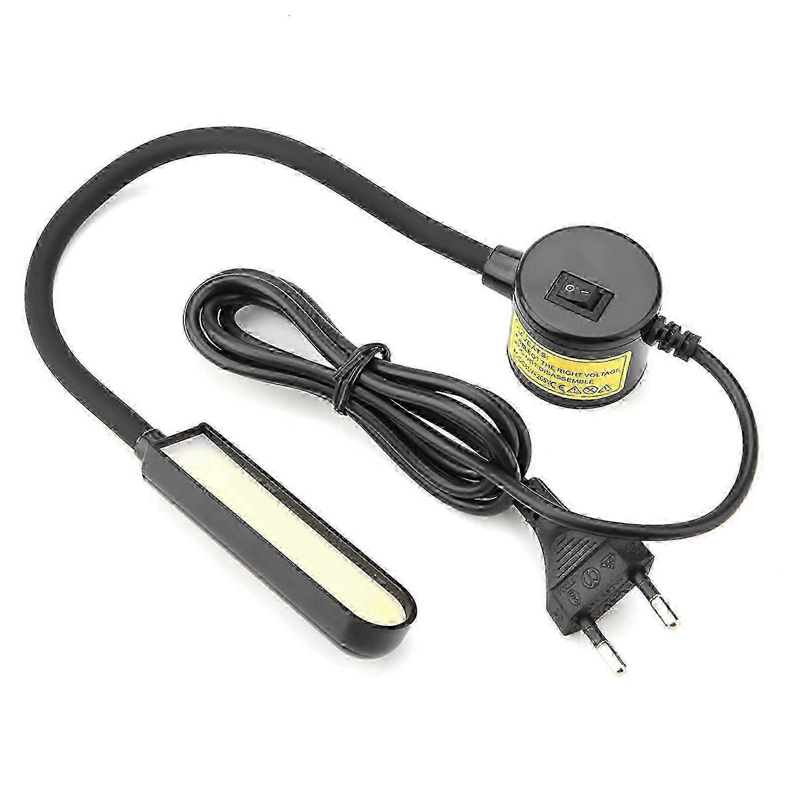 2025 6W COB Sewing Working Light Adjustable Magnetic Base Sewing Machine Lamp EU Plug 110-265V