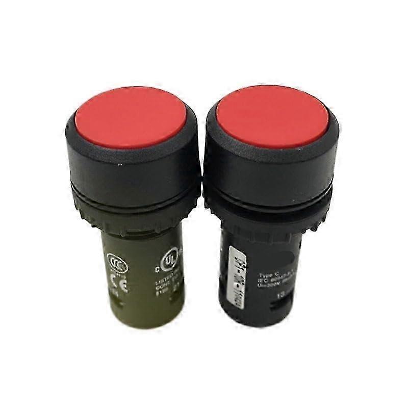 Indicator Light Control Tact Switch Self-Locking Flat Button CP2-10R-01 62000036 for Panel Mount Applications