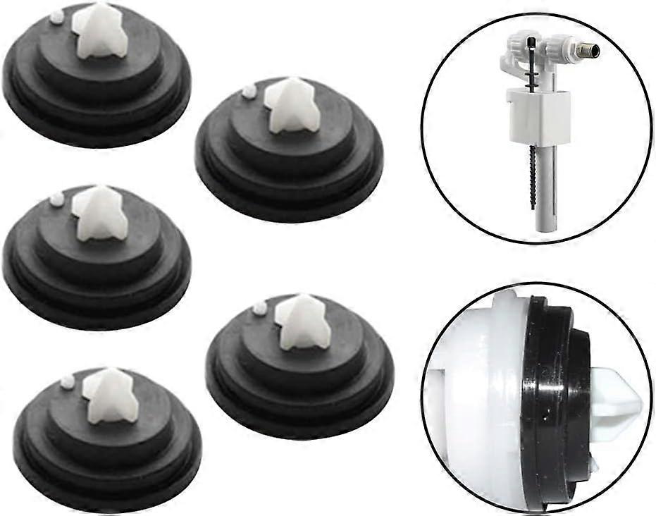 5pc Rubber Diaphragm Replacement For Tank Inlet Valve 28x12.3mm 34951307