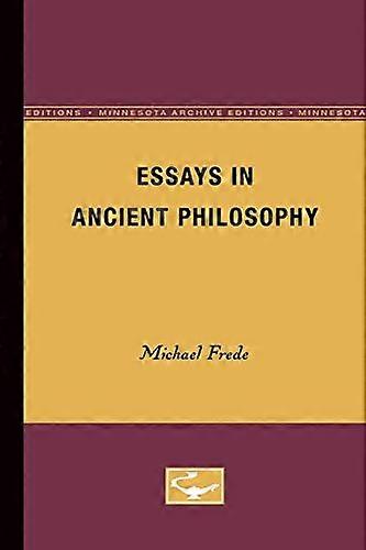 Essays in Ancient Philosophy