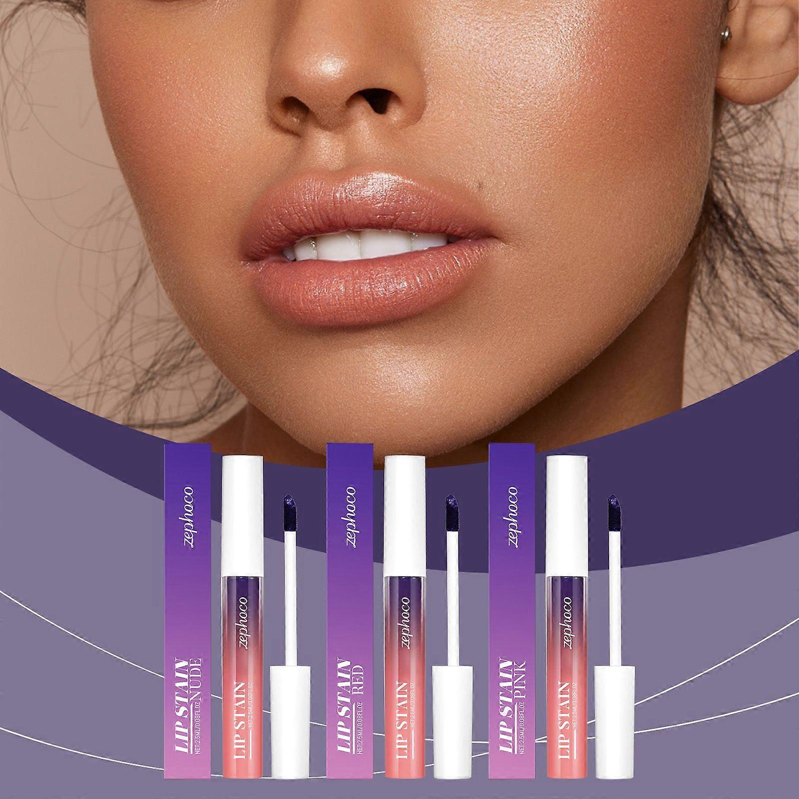 Zephoco Matte Tear And Pull Lip Lacquer Gentle Nourishing Lip Guard Hydrating Moisturizing Natural Color Rendering Makeup Lip Lacquer