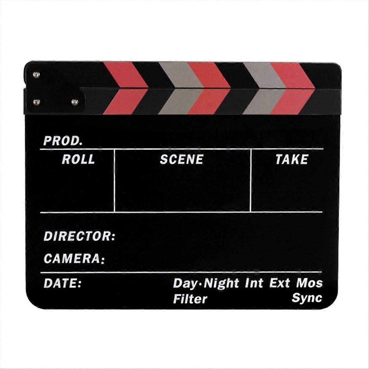 ClapperBoard Movie Action Clap-Stick Director Filmklappe, Schwarz