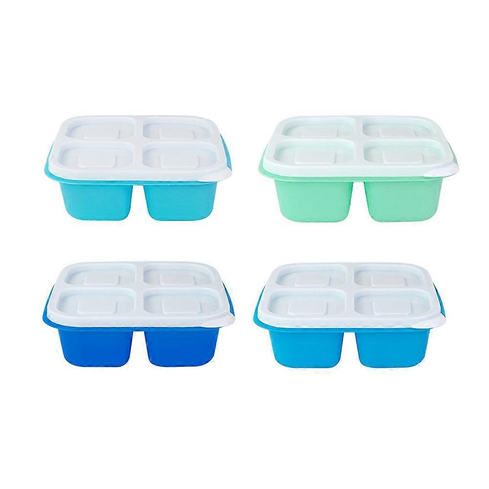 Four-Compartment Lunch Box Set Food Box Portable Lunch Box Bento Box