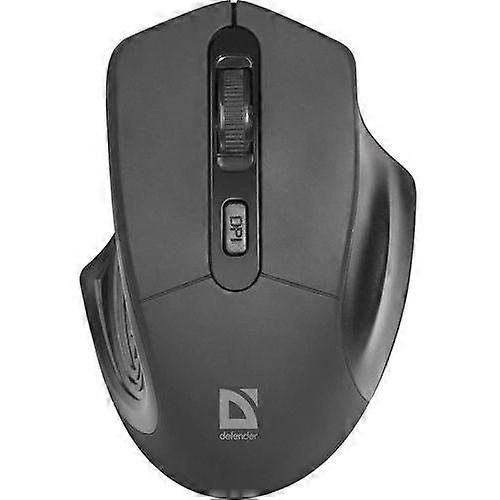 Optical Mouse Defender Datum Mb-345 Rf Black 1600dpi 4p