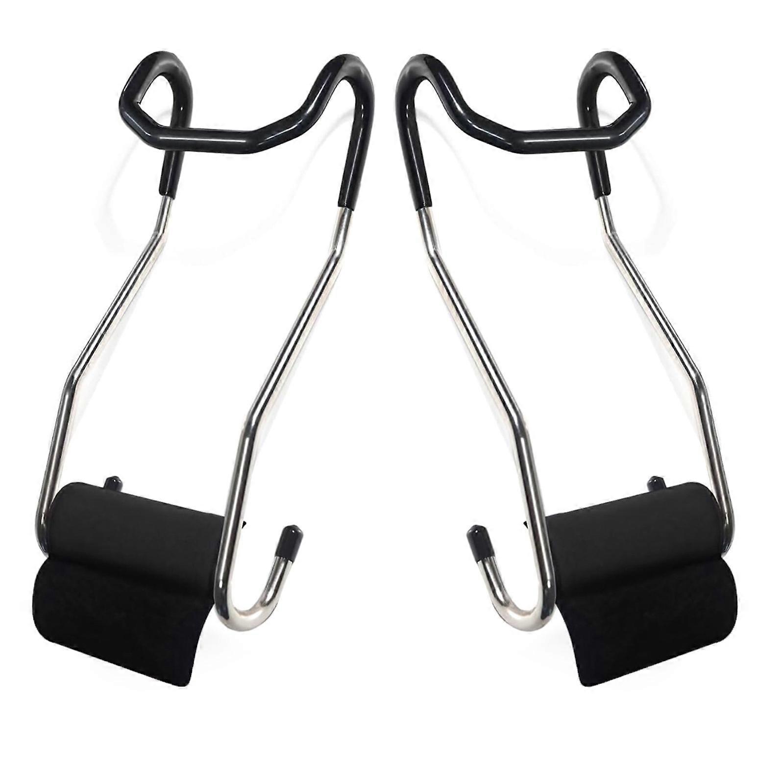 1Pair Dumbbell Spotter Hook Hanger Connectors Dumbbell Hook Barbell Attachments for Chest & Shoulder Workouts Enduring Multicolor