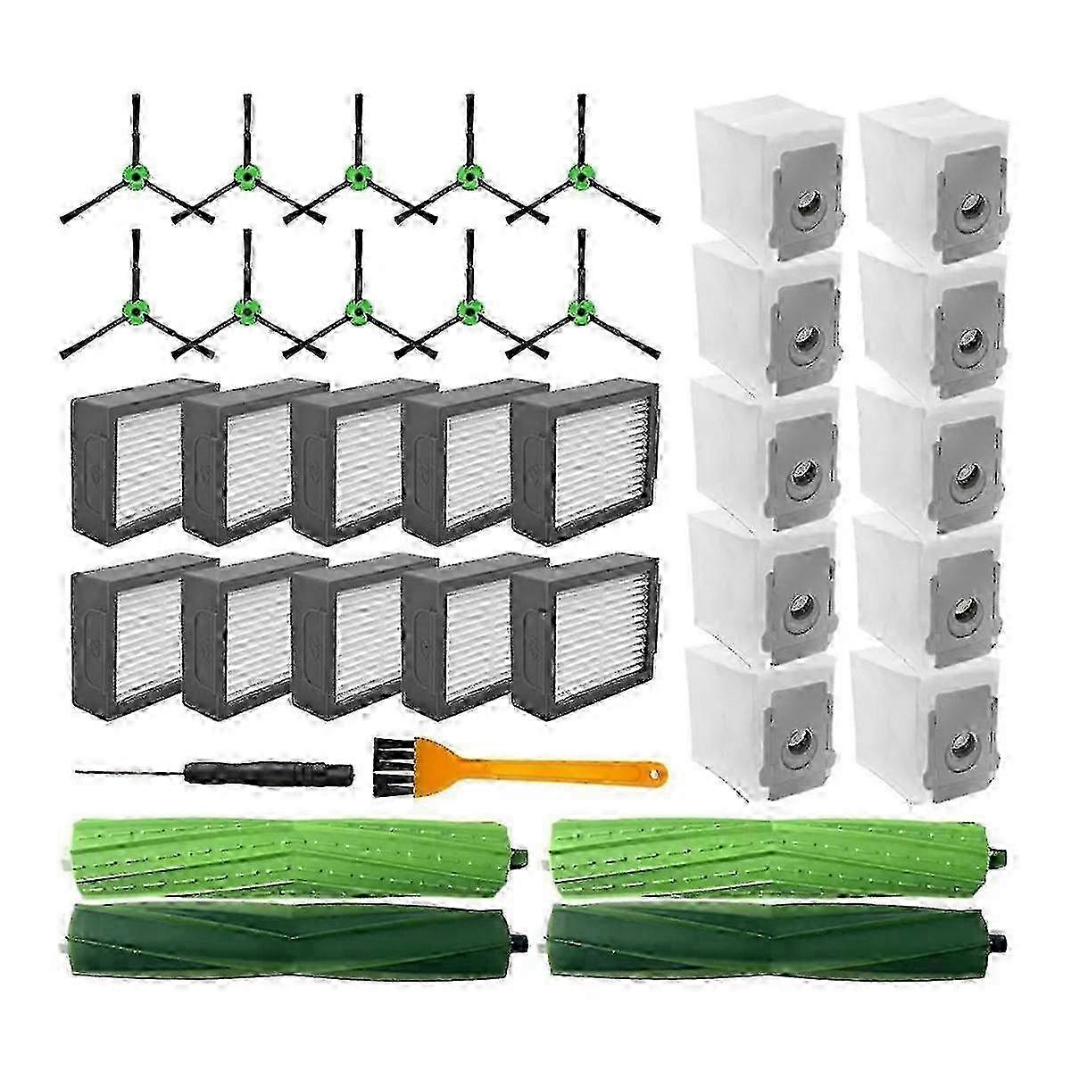 Replacement Spare Parts Accessories for Combo I5, I5+, J5, J5 Plus Main Side Brush Hepa Filter Dust Bags (Year )