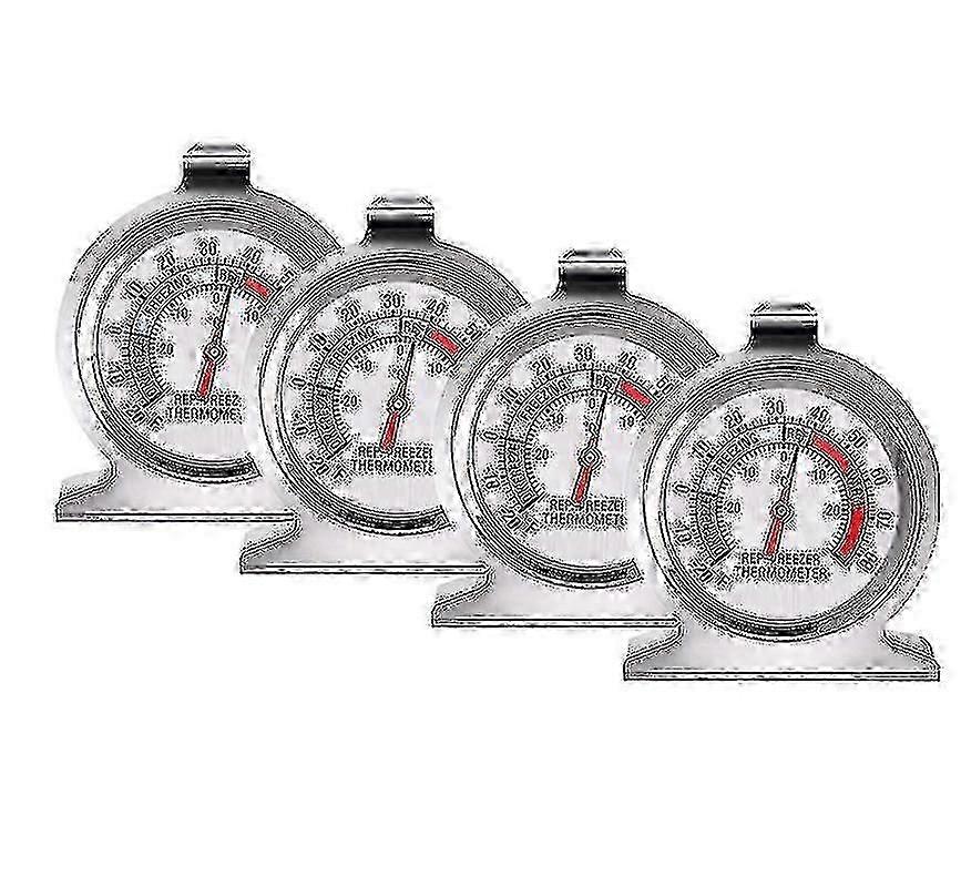 4 Pack Refrigerator Freezer Thermometer Large Dial Thermometer SZRH