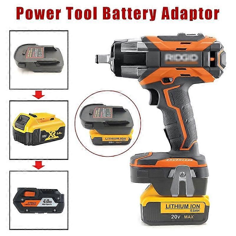 Converter For Bosch 18V Li-ion Battery Adapter To For RIDGID For AEG Power Tools