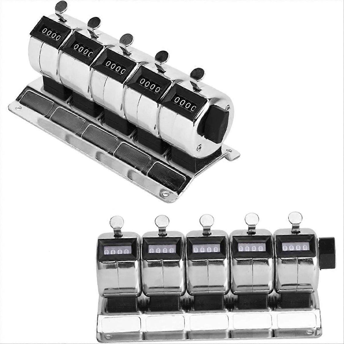 Mechanical Counter Metal Manual Clicker Stainless Steel Tally Hardware Tools for Terminal Counting