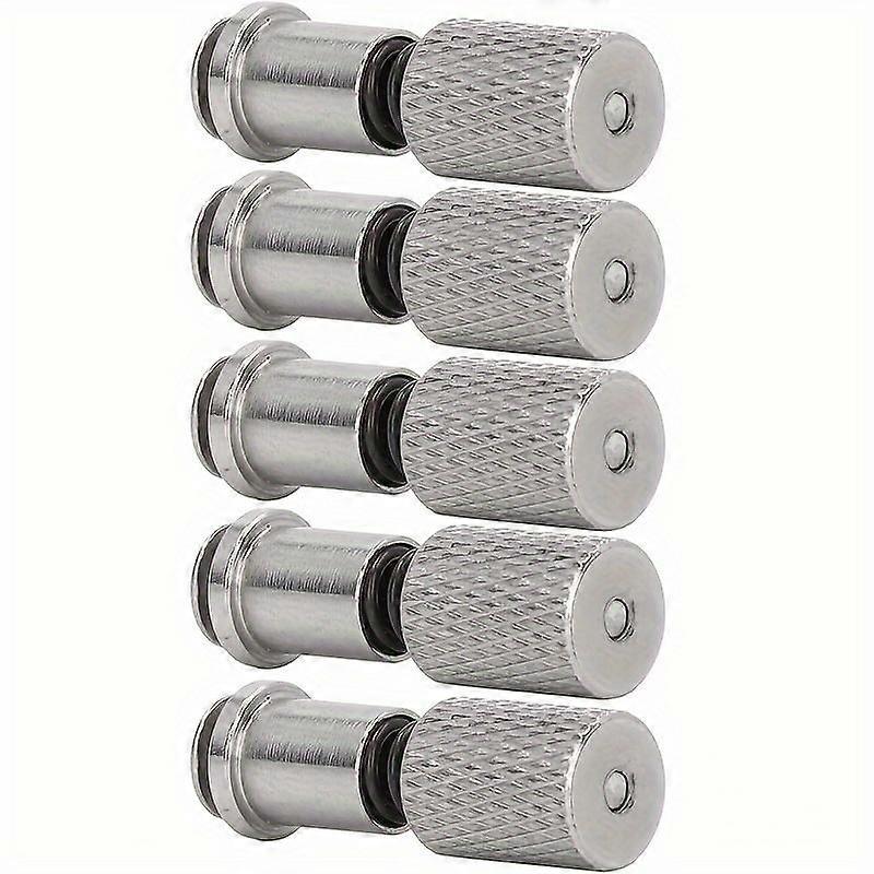 5pcs Easy Quick-Change Sewing Machine Presser Foot Tool - Silvery Gray, Set for Flat Bed Sewing