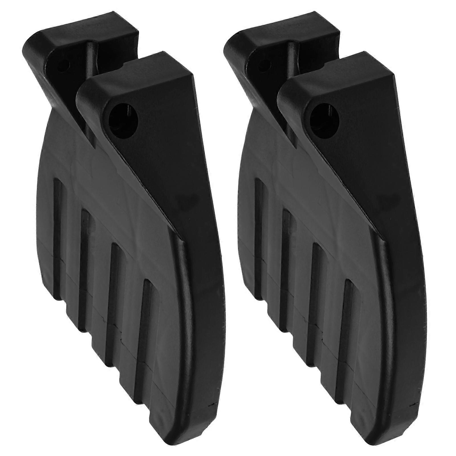 Universal Wheelchair Leg Rest Wheelchair Footrest Pad for Comfortable Use 2Pcs