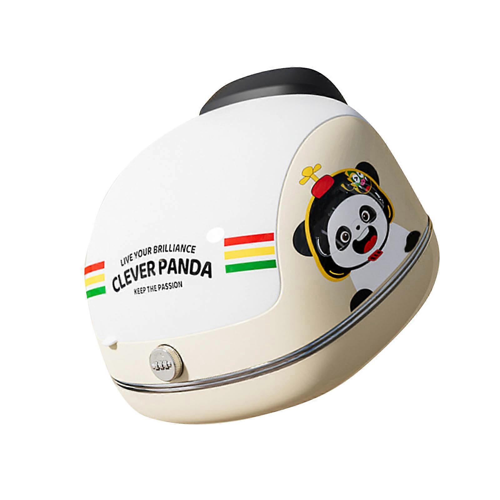 Large ABS Motorbike Storage Case Hard Wearing Structure Impermeable Seal Combination Lock Hassle Complimentary Assembly For Daily Travel  W