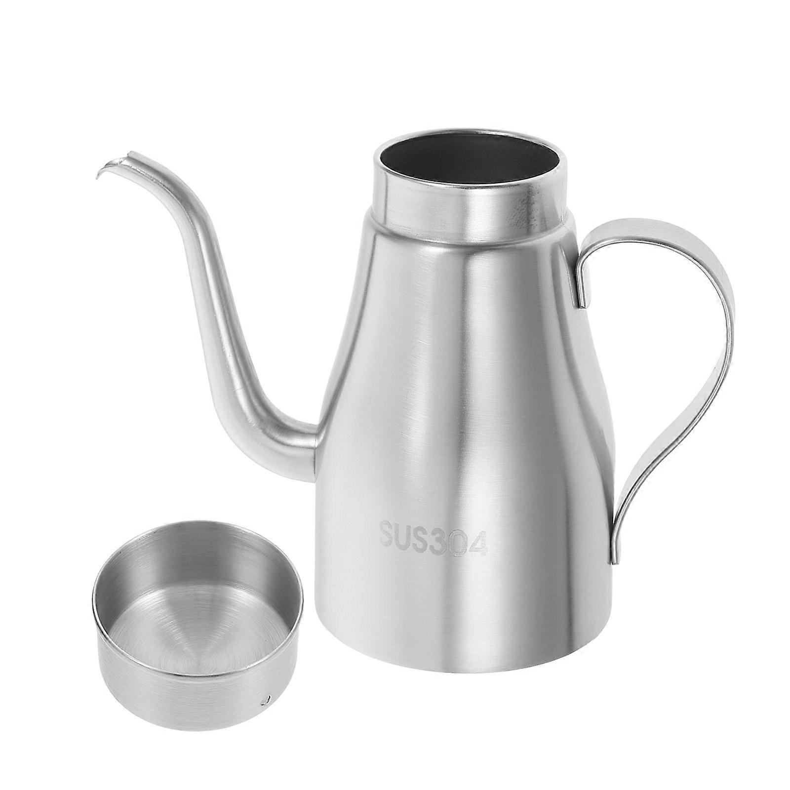 Oil Dispenser for Kitchen Stainless Steel with 13oz Quantity