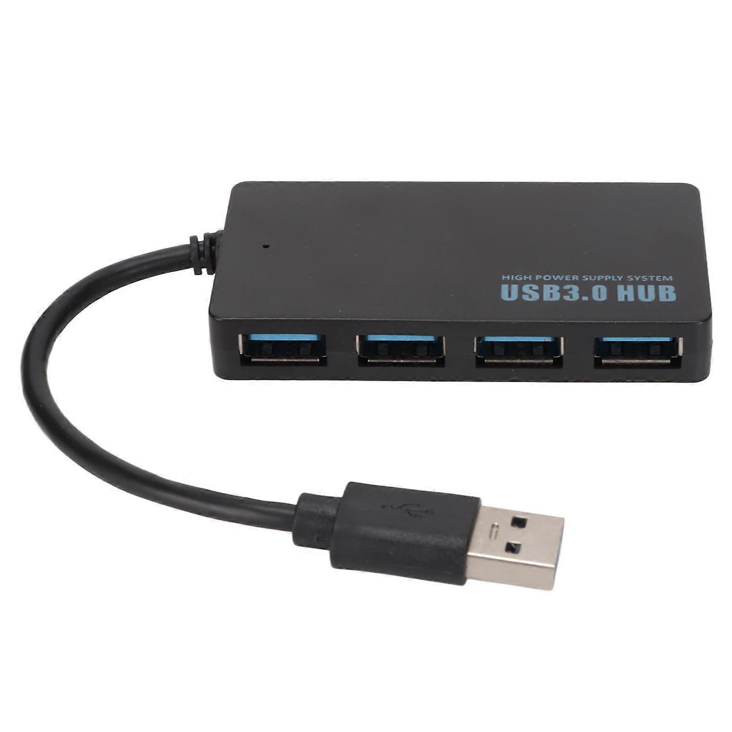 USB Hub 3.0 Ultrathin Portable 4 Ports 5 Gbps High Speed Stable Data Transmission Docking Hub
