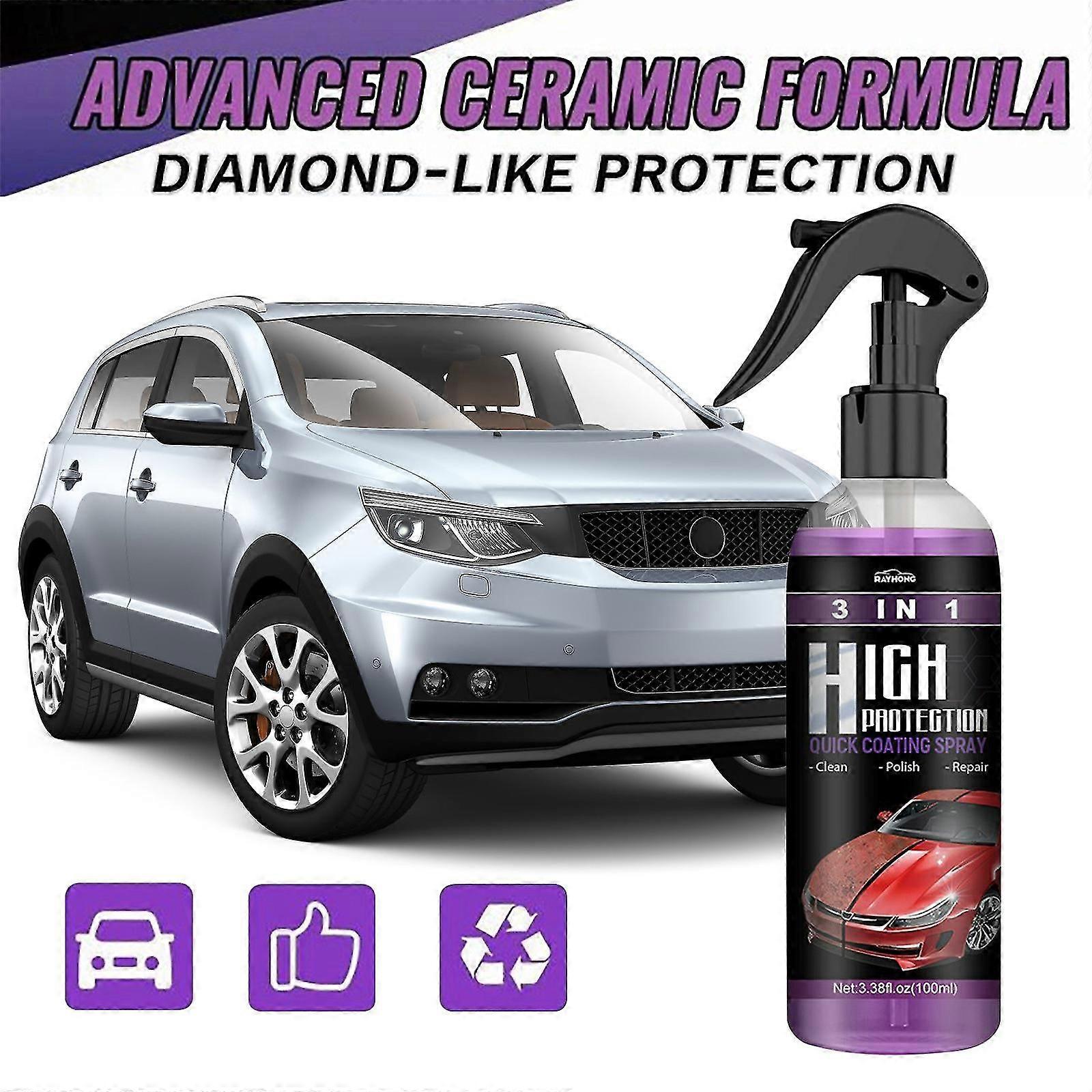 3 en 1 de alta protección Quick Car Coating Spray 30/100ml