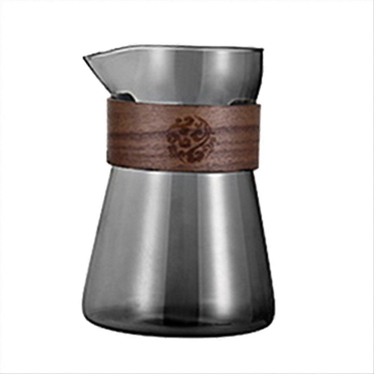 Immersion Coffee Dripper Switch Pour over Maker Glass Filters V02