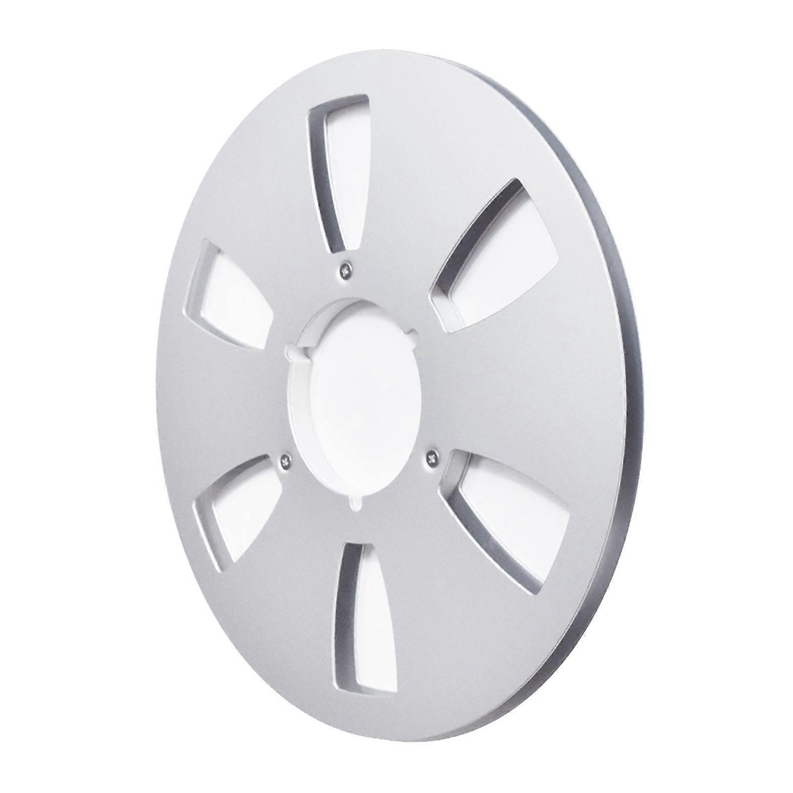 Aluminum 6 Hole Reel For 1/4Inch 10.5 Open Tape Recording Nab Hub Disk Studio Accessory Box Packaging Multicolor