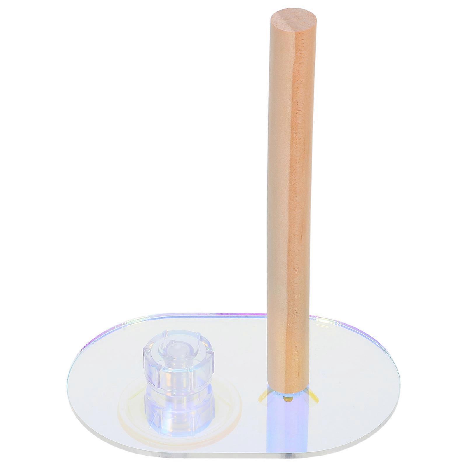 Parrot Suction Perch Wood with Textured Platform Surface