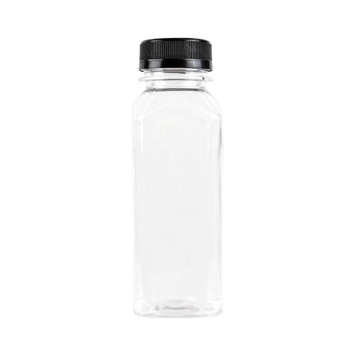 35 Piece Set of Plastic Bottles Container With Lids 8oz Perfect for smoothies, shakes & juices