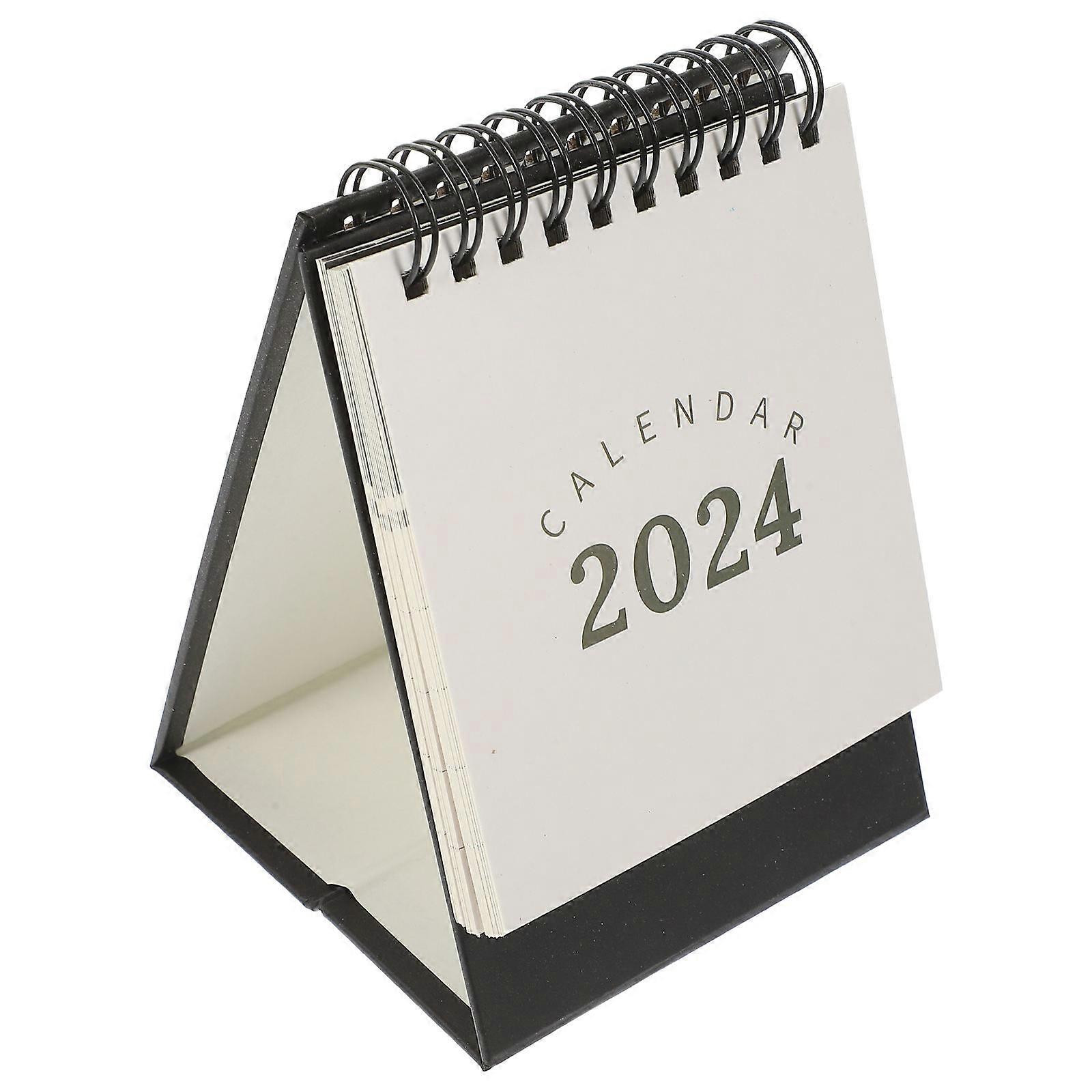 Desk Calendar 2024 Table Calendar Simple Calendar Ornament Business Style Calendar Office Calendar