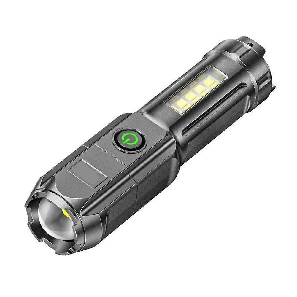 Multifunctional Camping Flashlight with Side Lights COB Flashlight K8S7