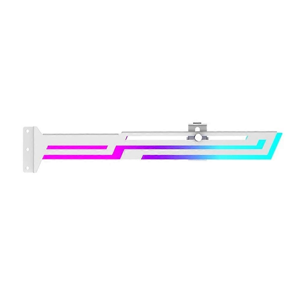 ARGB 5V 3PIN Graphics Card Bracket Adjustable Height White
