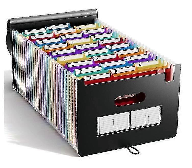 25 Pockets A4 File Sorter Expandable Document Organizer for Office Storage