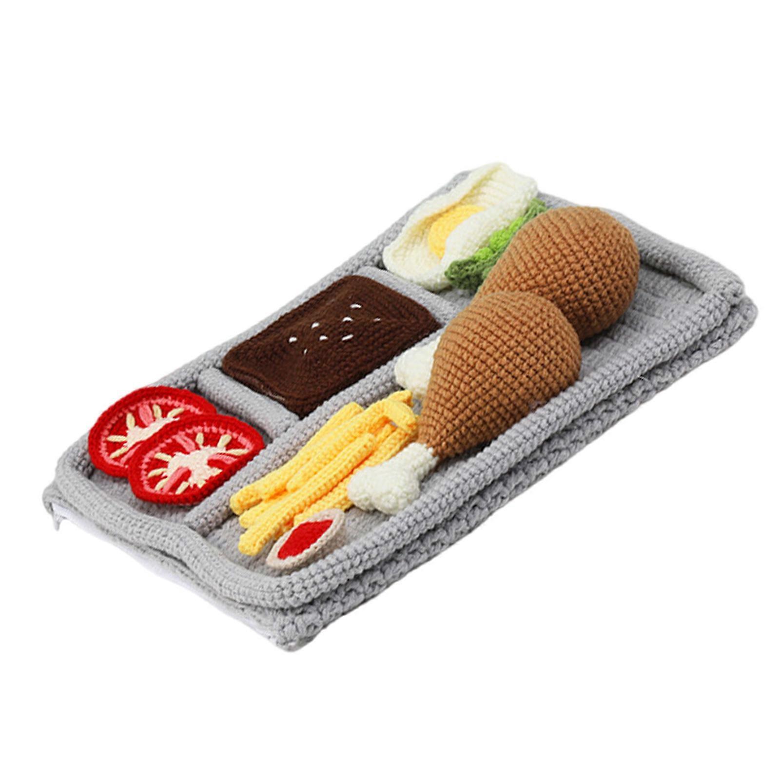 Table Bag Crochet Set Knitting Supplies with Step-by-Step Video Tutorial Instruction for Beginner Crochet Craft Set Multicolor