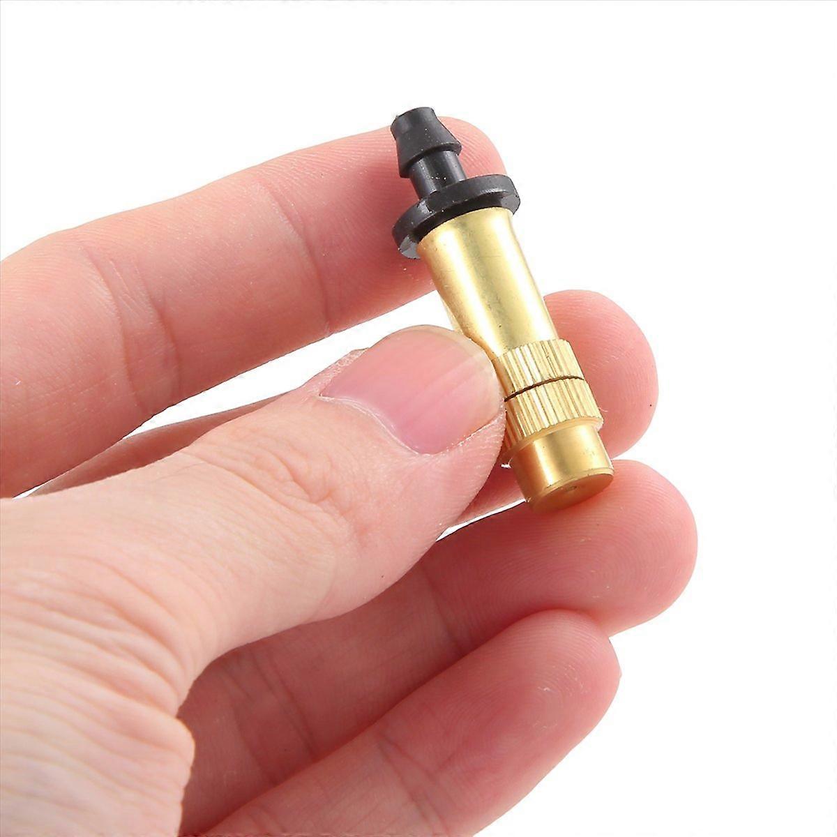 50PCS Adjustable Sprayer Brass Misting Nozzle Atomizing Sprinkler