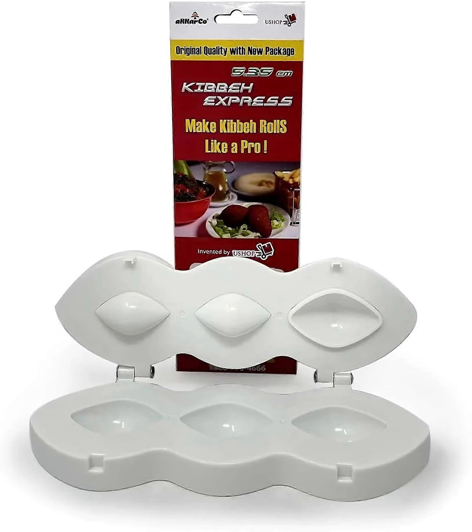 Meatball and Kibbeh Maker Mold with Uniform Shape Control, Easy Clean, Food Grade PP, 5.35cm